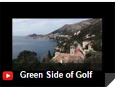 Green side of golf - video